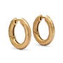Eloise Gold Plated Sterling Silver Medium Wander Hoop Earrings For Charms