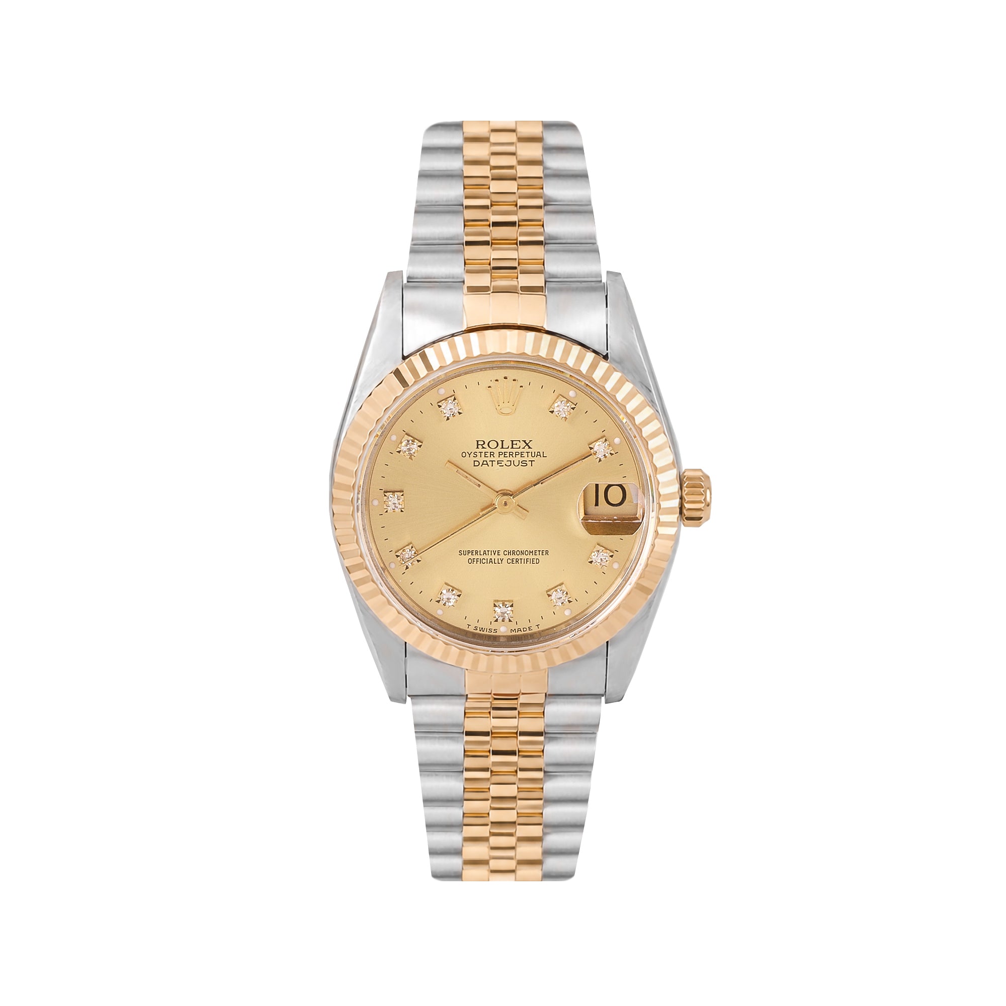Datejust 31mm Champagne Diamond Dial Pre Owned Watch