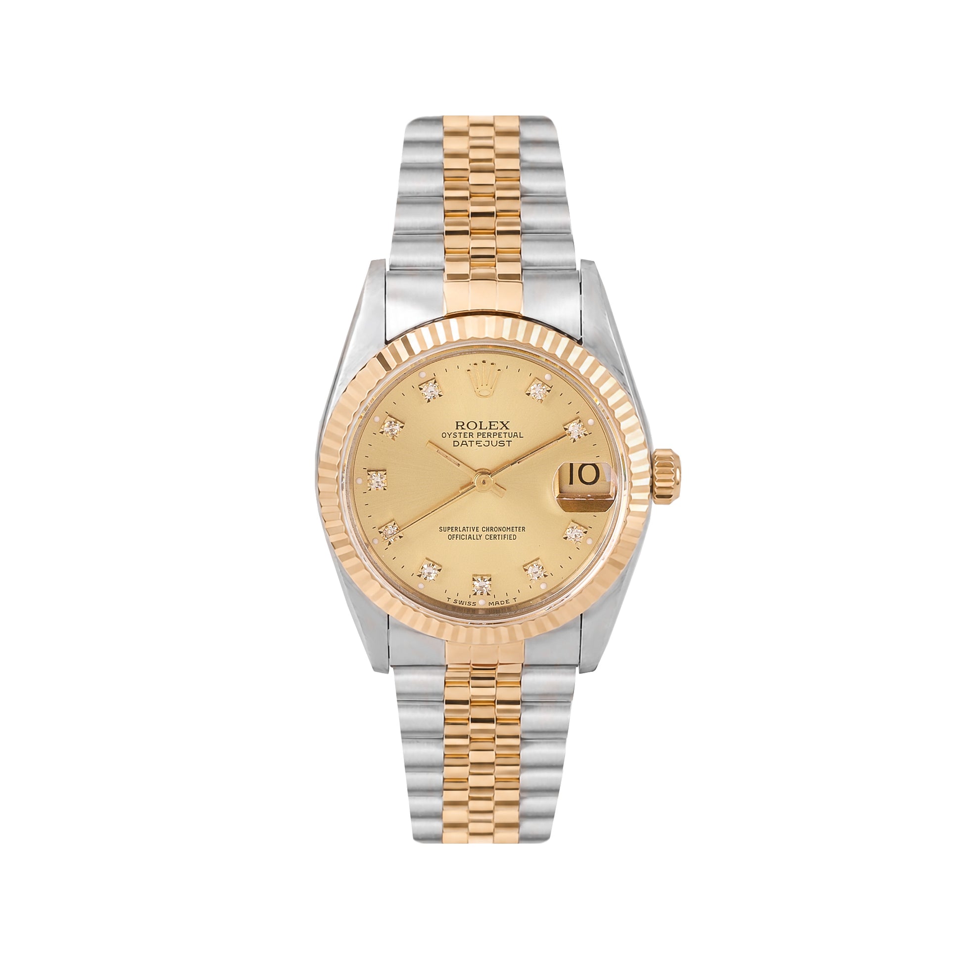 Datejust 31mm Champagne Diamond Dial Pre Owned Watch