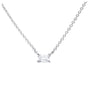 Diamonfire Floating Baguette Zirconia Necklace