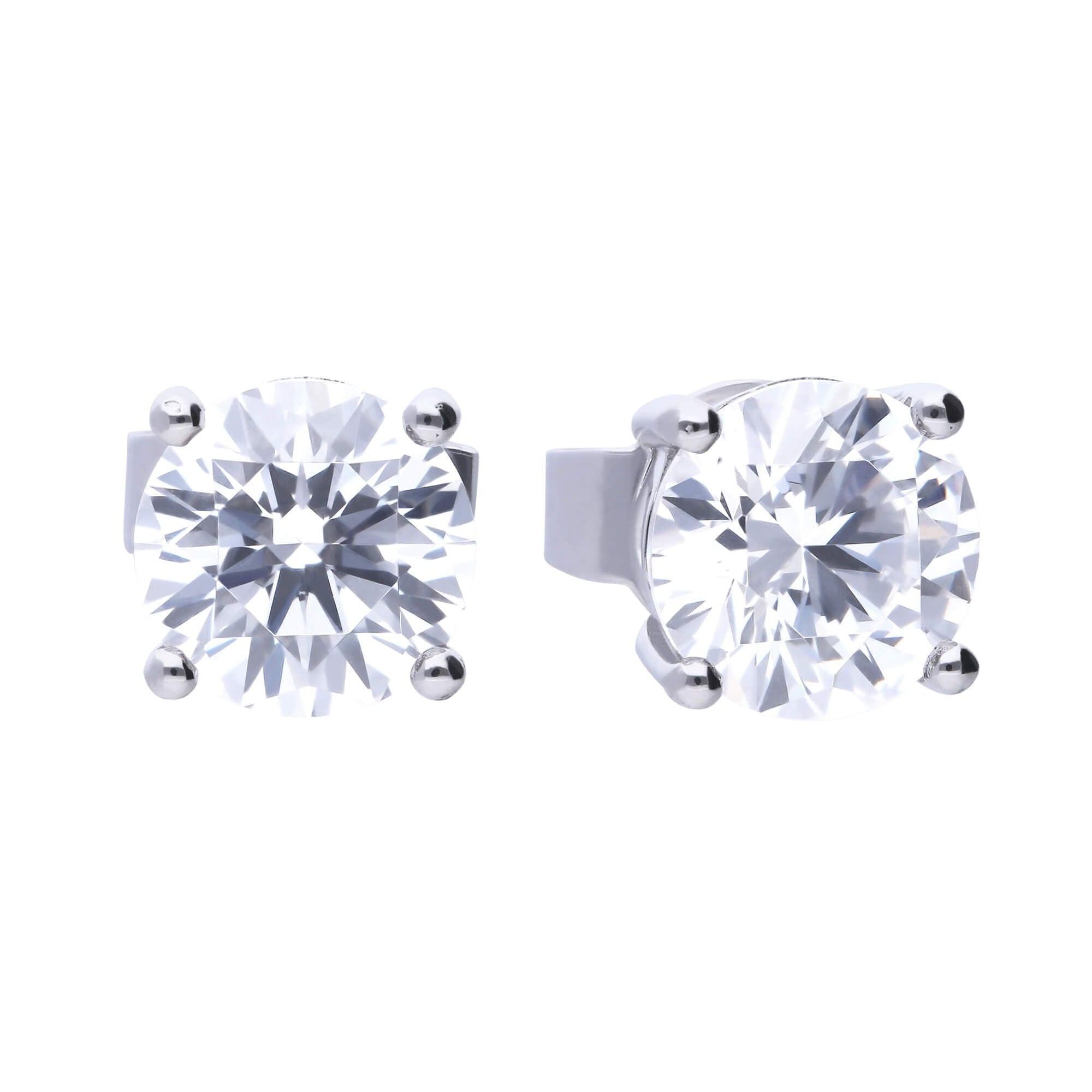 Diamonfire Four Claw Carat Stud Earrings 1ct