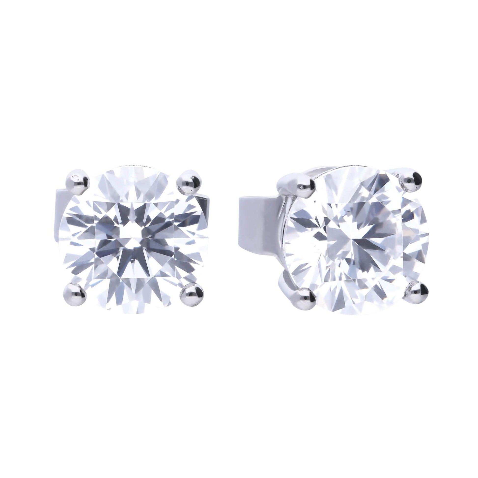 Diamonfire Four Claw Carat Stud Earrings 1ct