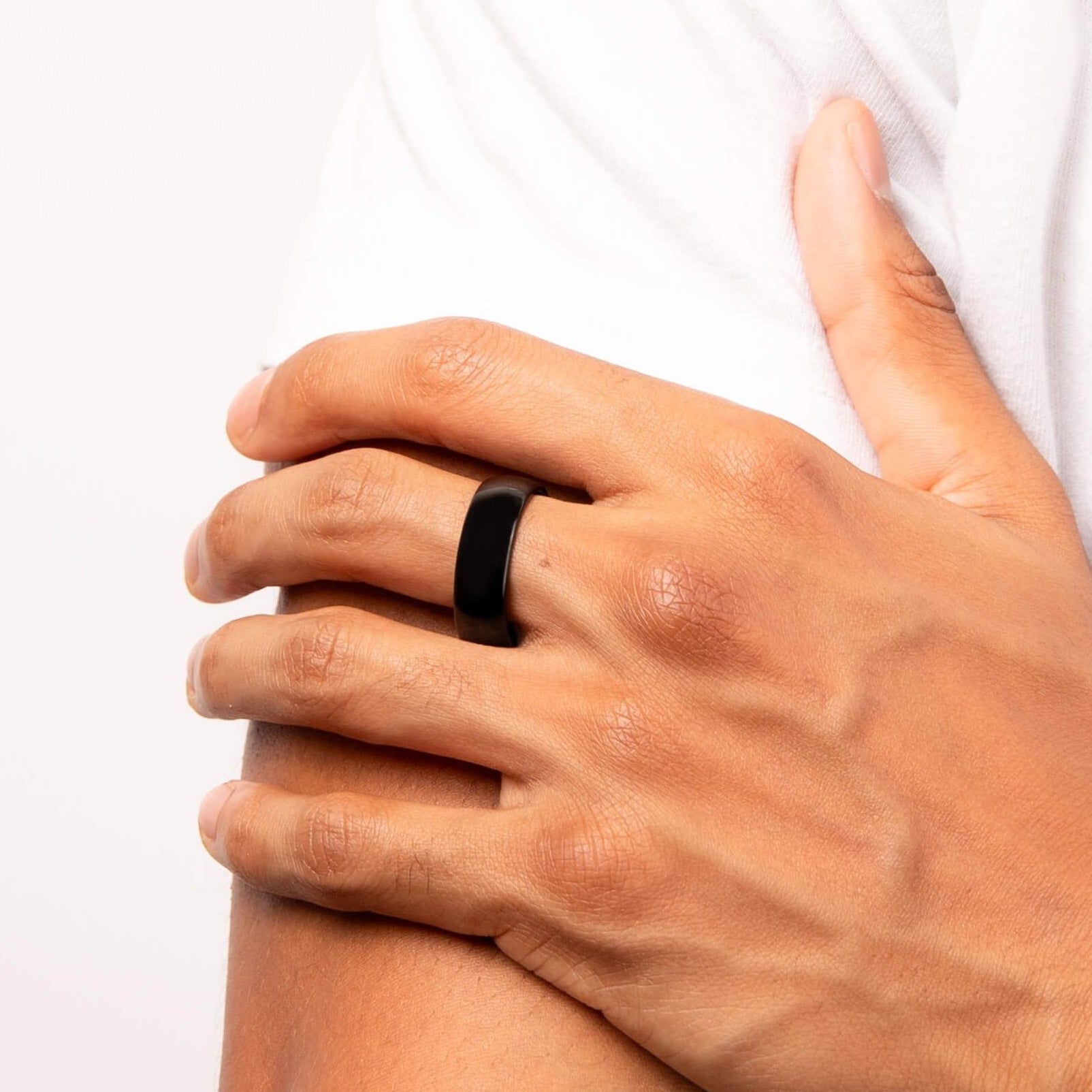 Fred Bennett Black Plated Tungsten Ring