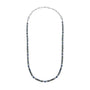 Fred Bennett Blue and Green Hematite Necklace with Adjustable Length and Stainless Steel Fittings
