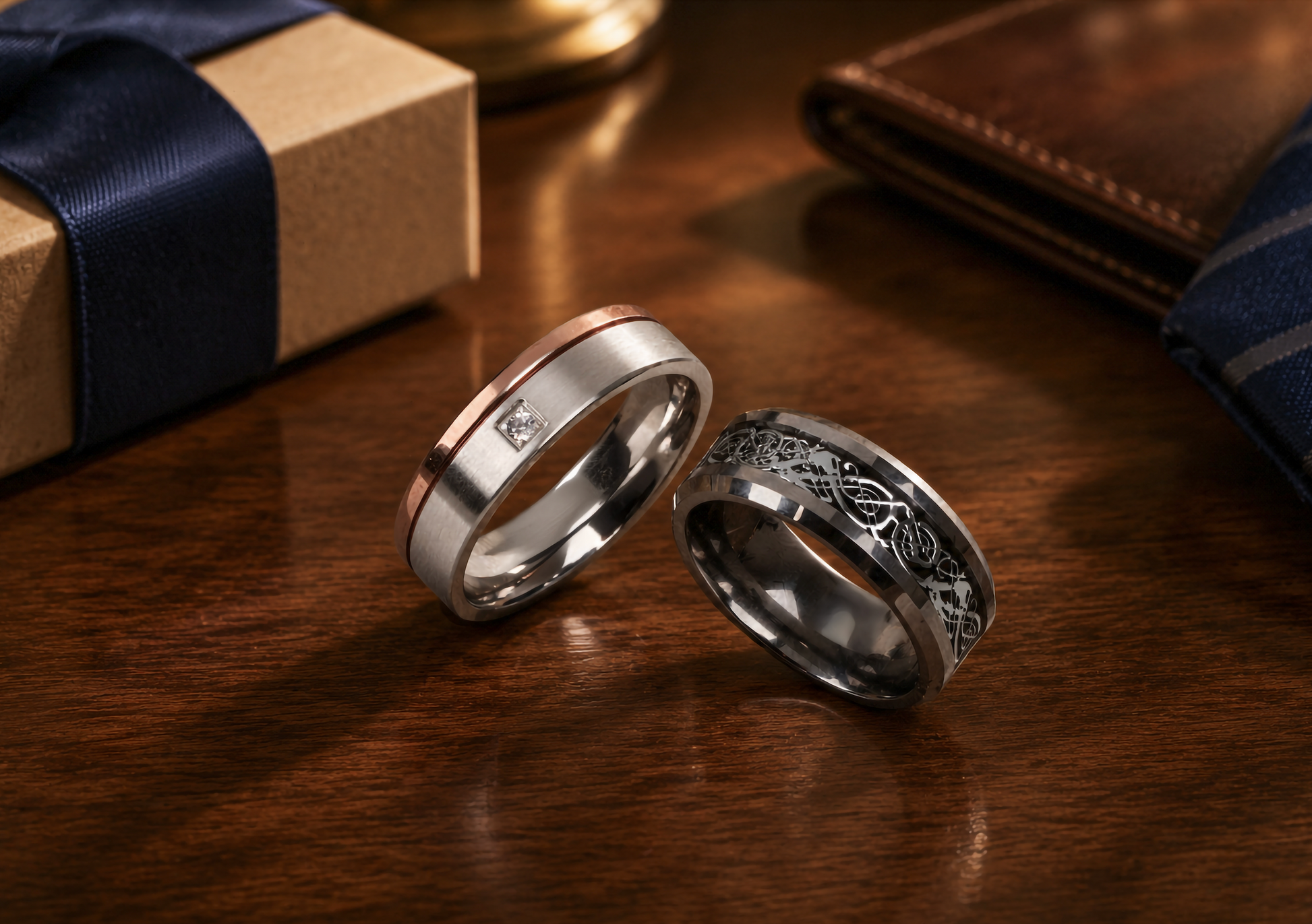 Fred Bennett Filigree Tungsten Ring