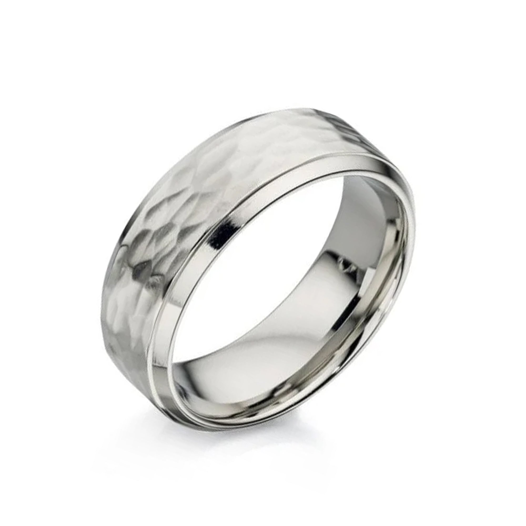 Fred Bennett Hammer Textured Ring