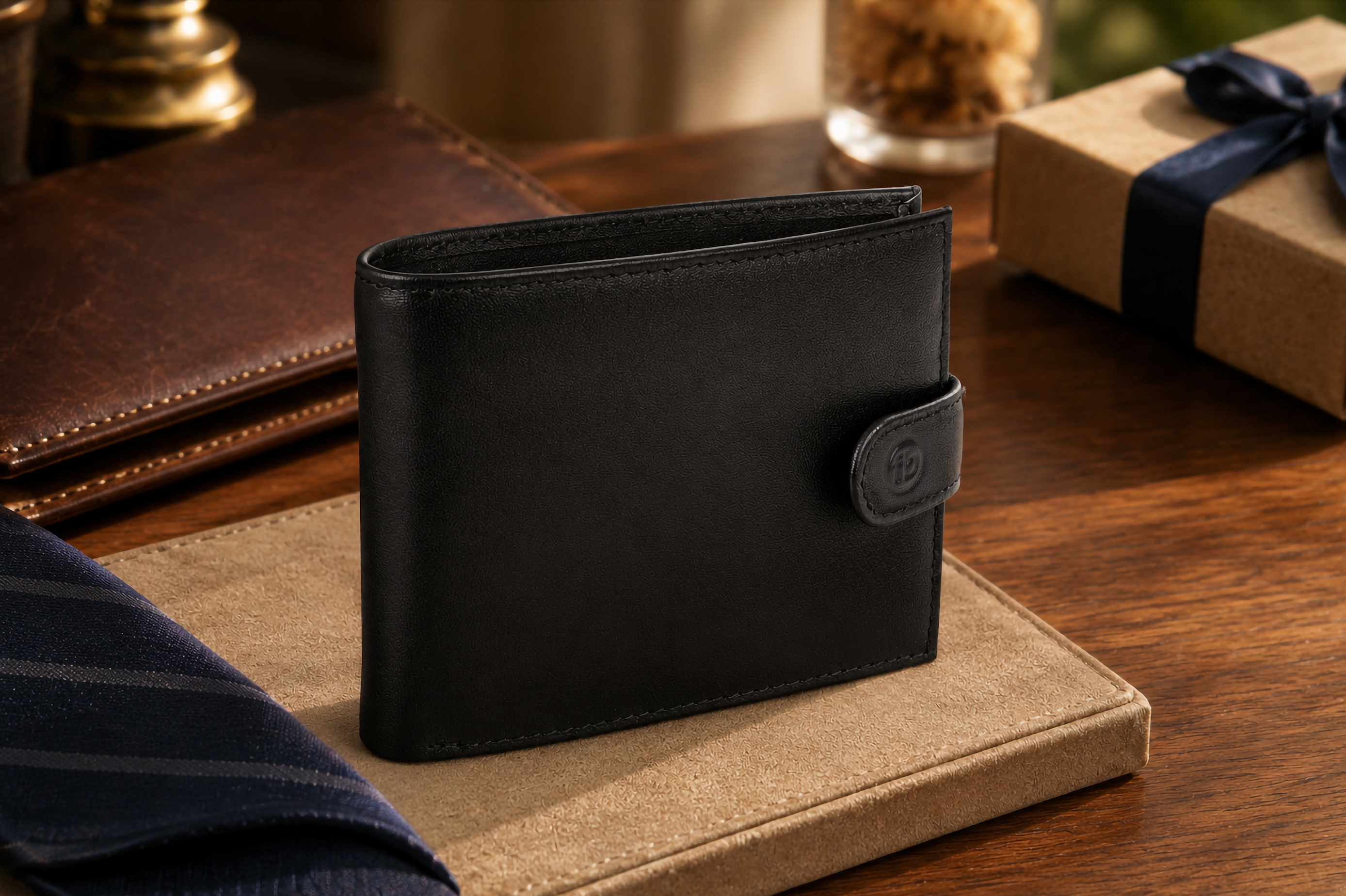 Fred Bennett Leather Wallet with Coin Purse