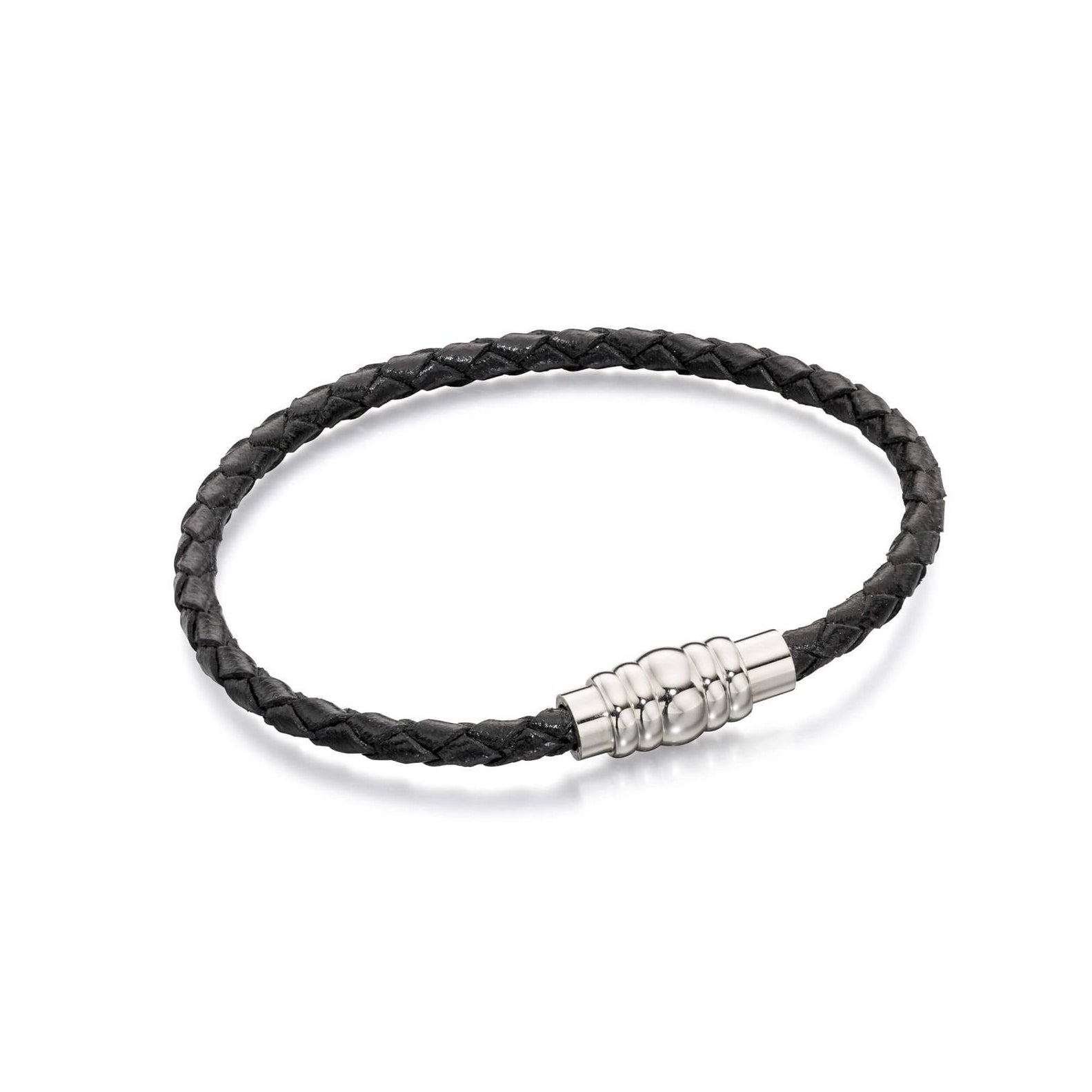 Fred Bennett Skinny Leather Bracelet With Magnetic Clasp