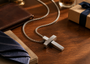 Fred Bennett Two Tone Cross Pendant