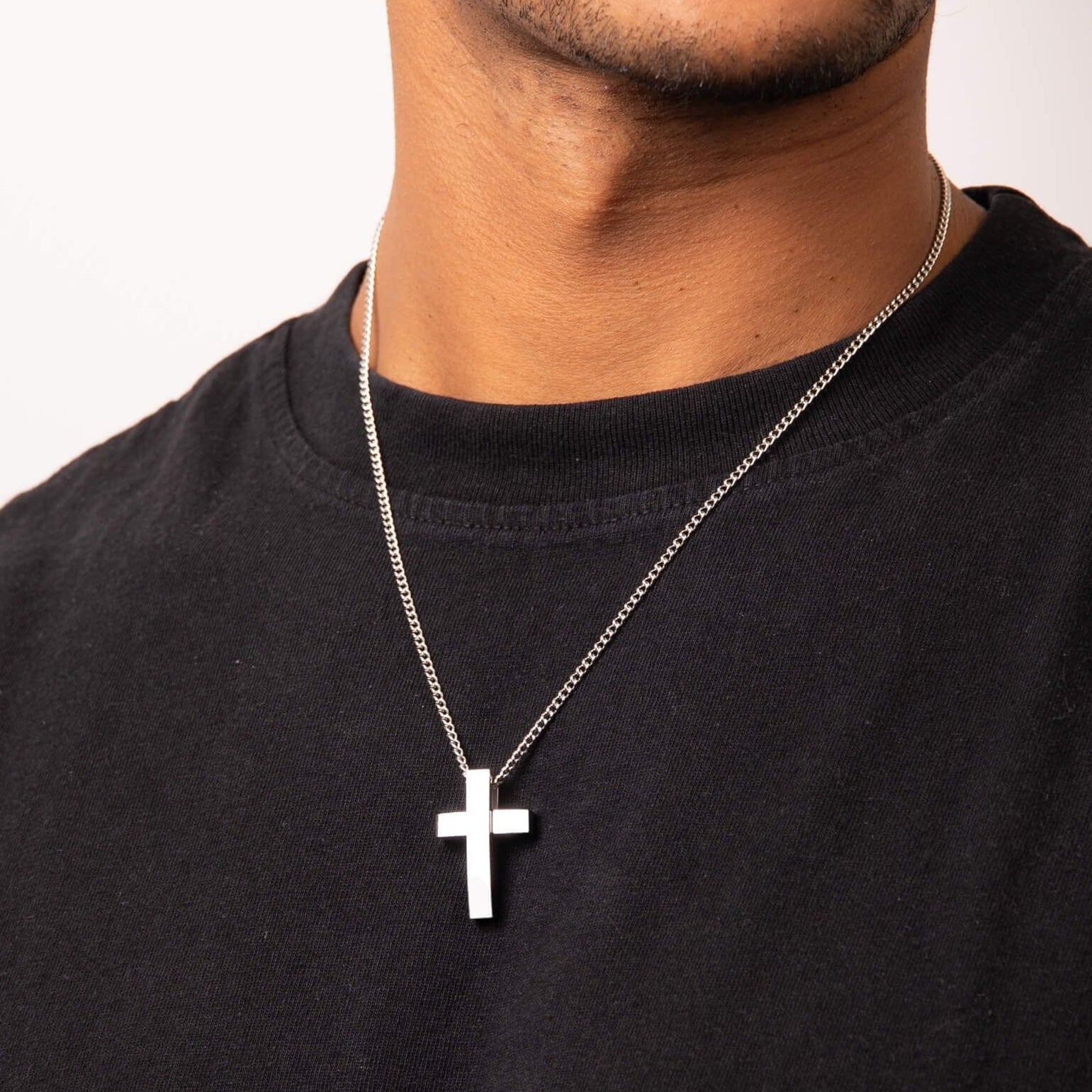 Fred Bennett Two Tone Cross Pendant