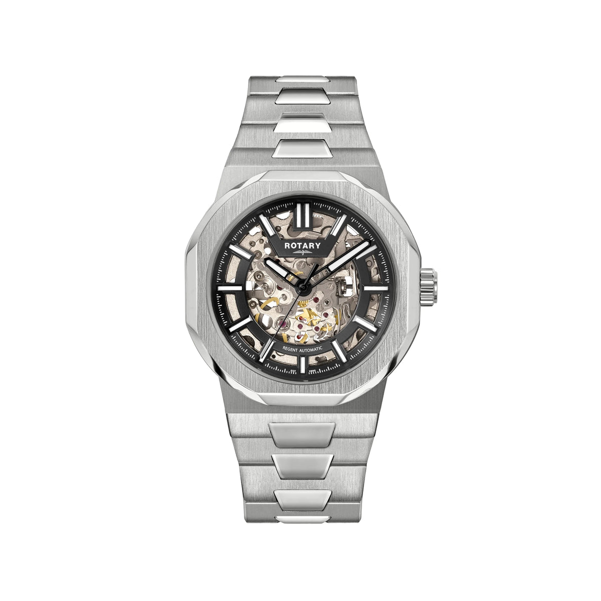 Rotary Regent Skeleton Automatic Watch