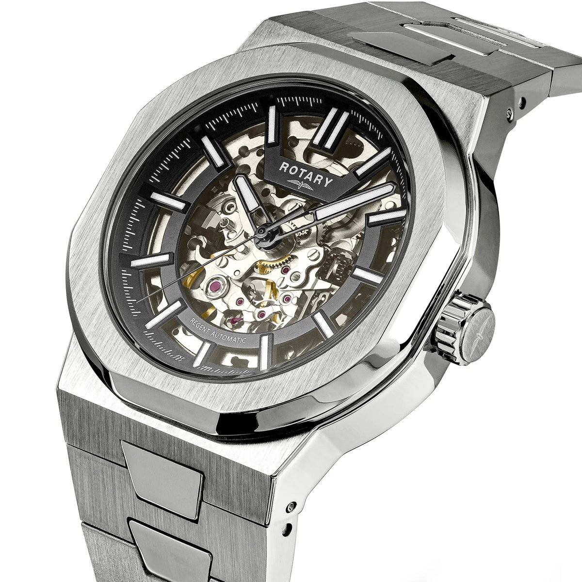 Rotary Regent Skeleton Automatic Watch