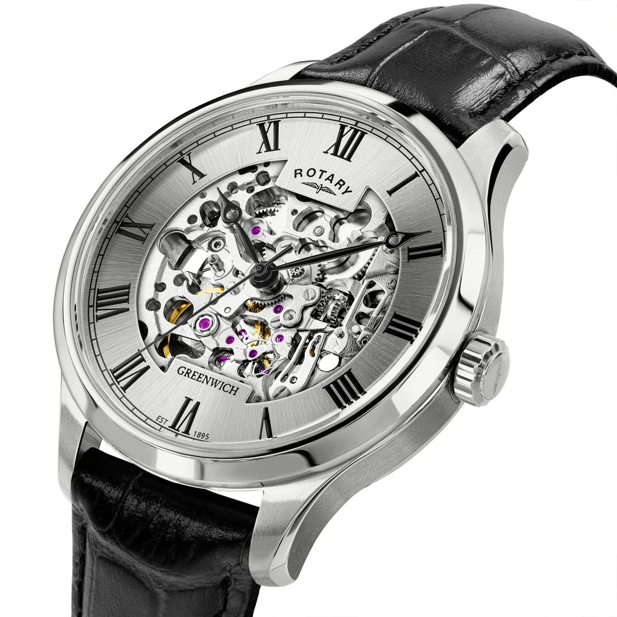 Rotary Greenwich Automatic Skeleton Watch