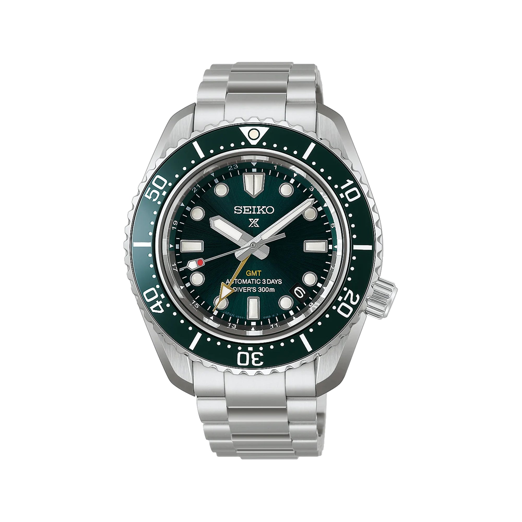 Seiko Prospex 1968 Diver’s Watch 300M Heritage GMT in Pacific Green