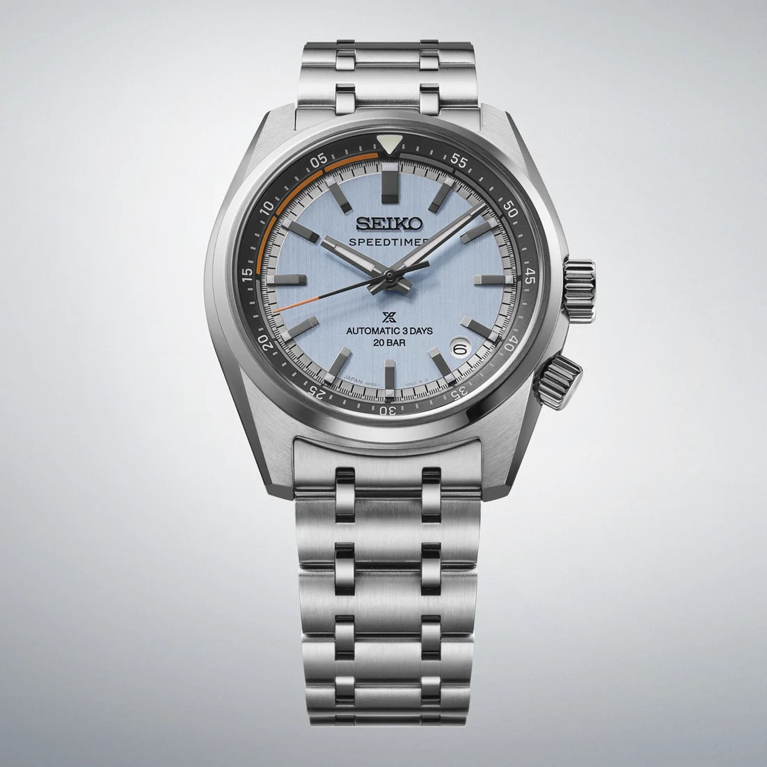 Seiko Prospex 'Heritage Motoring' Countdown Speedtimer Watch in Powder Blue