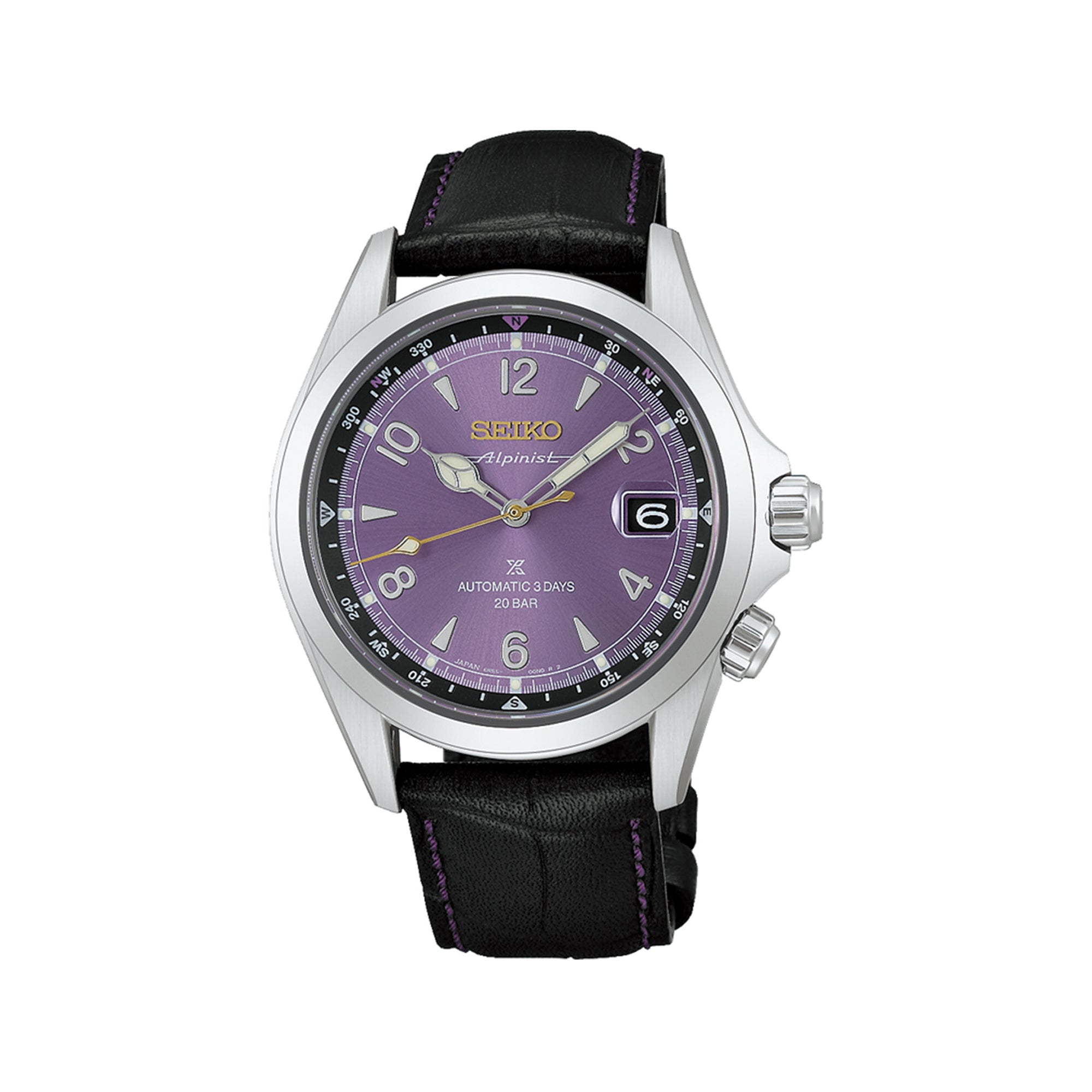 Seiko 145th Anniversary Alpinist Automatic Limited Edition Watch in Edo Purple PRE-ORDER