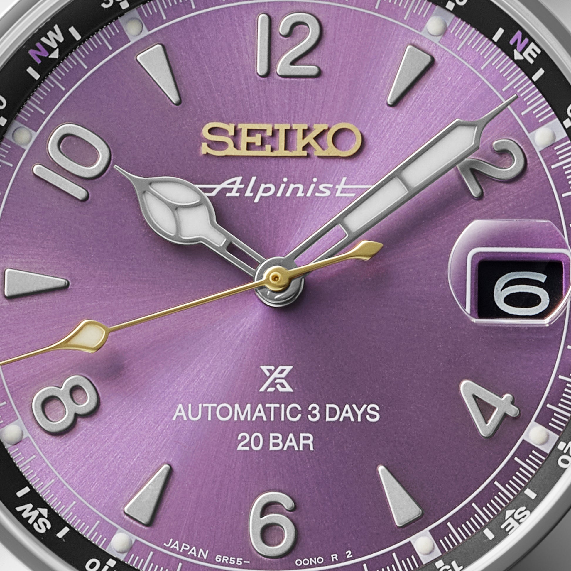 Seiko 145th Anniversary Alpinist Automatic Limited Edition Watch in Edo Purple PRE-ORDER