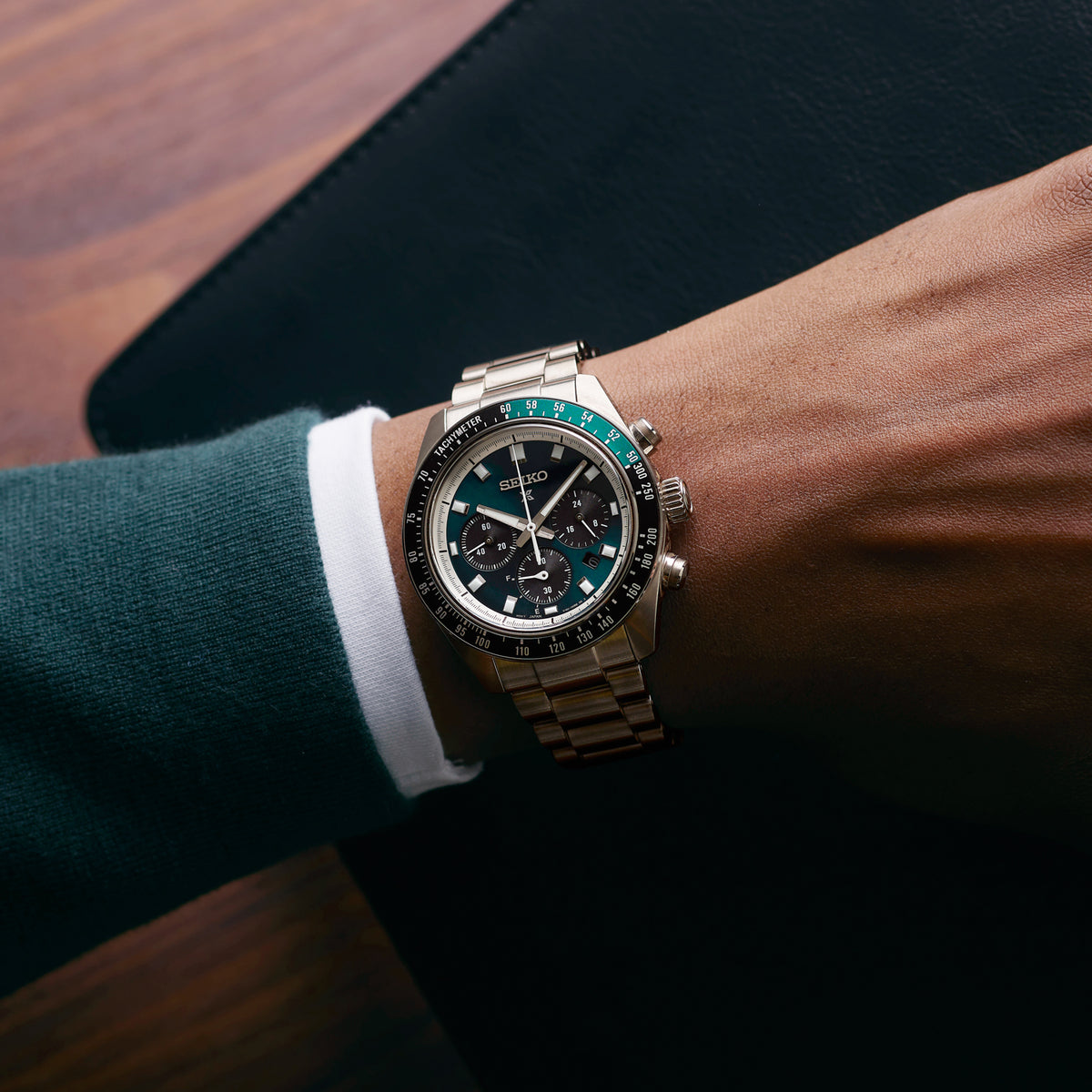 Seiko Prospex Speedtimer 'Racing’ Solar Chronograph in Green