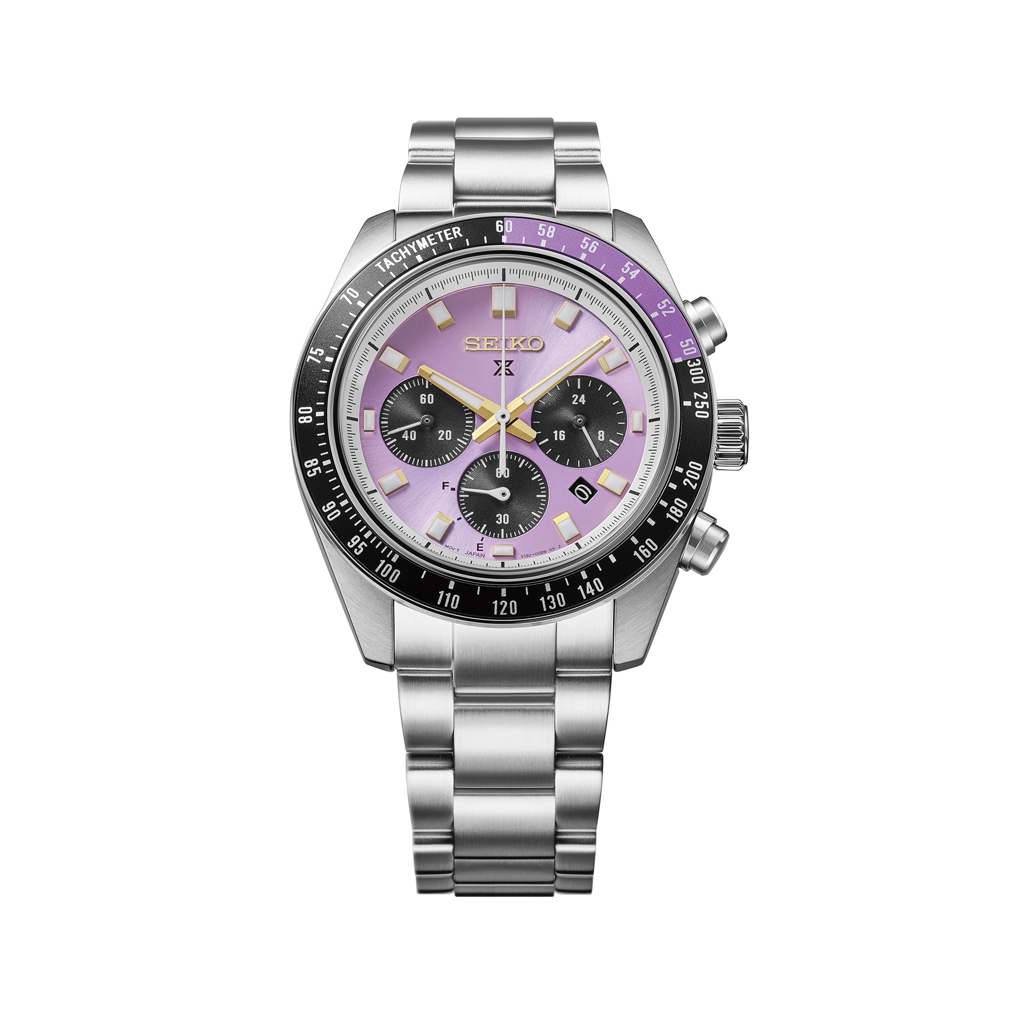 Seiko 145th Anniversary Speedtimer Solar Chronograph Limited Edition Watch in Edo Purple PRE-ORDER