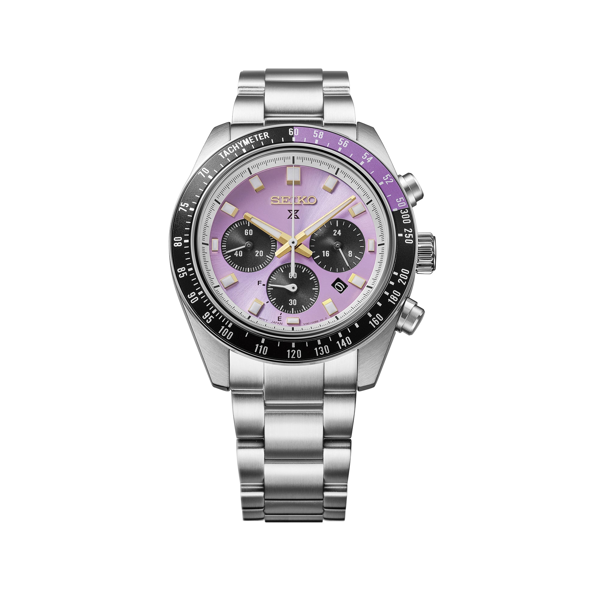 Seiko 145th Anniversary Speedtimer Solar Chronograph Limited Edition Watch in Edo Purple PRE-ORDER