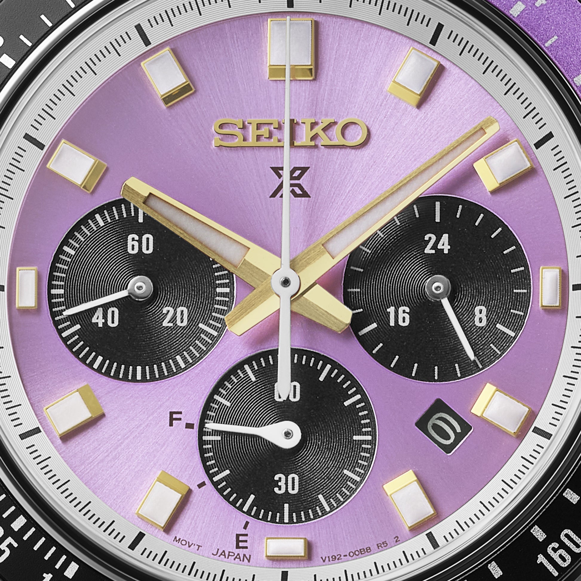 Seiko 145th Anniversary Speedtimer Solar Chronograph Limited Edition Watch in Edo Purple PRE-ORDER
