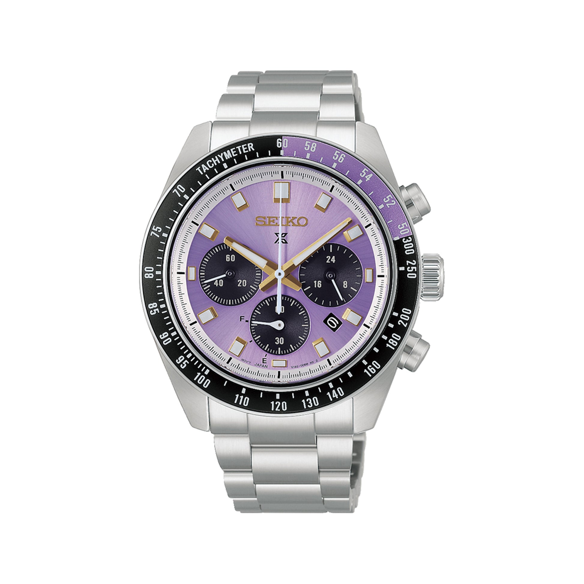 Seiko 145th Anniversary Speedtimer Solar Chronograph Limited Edition Watch in Edo Purple PRE-ORDER