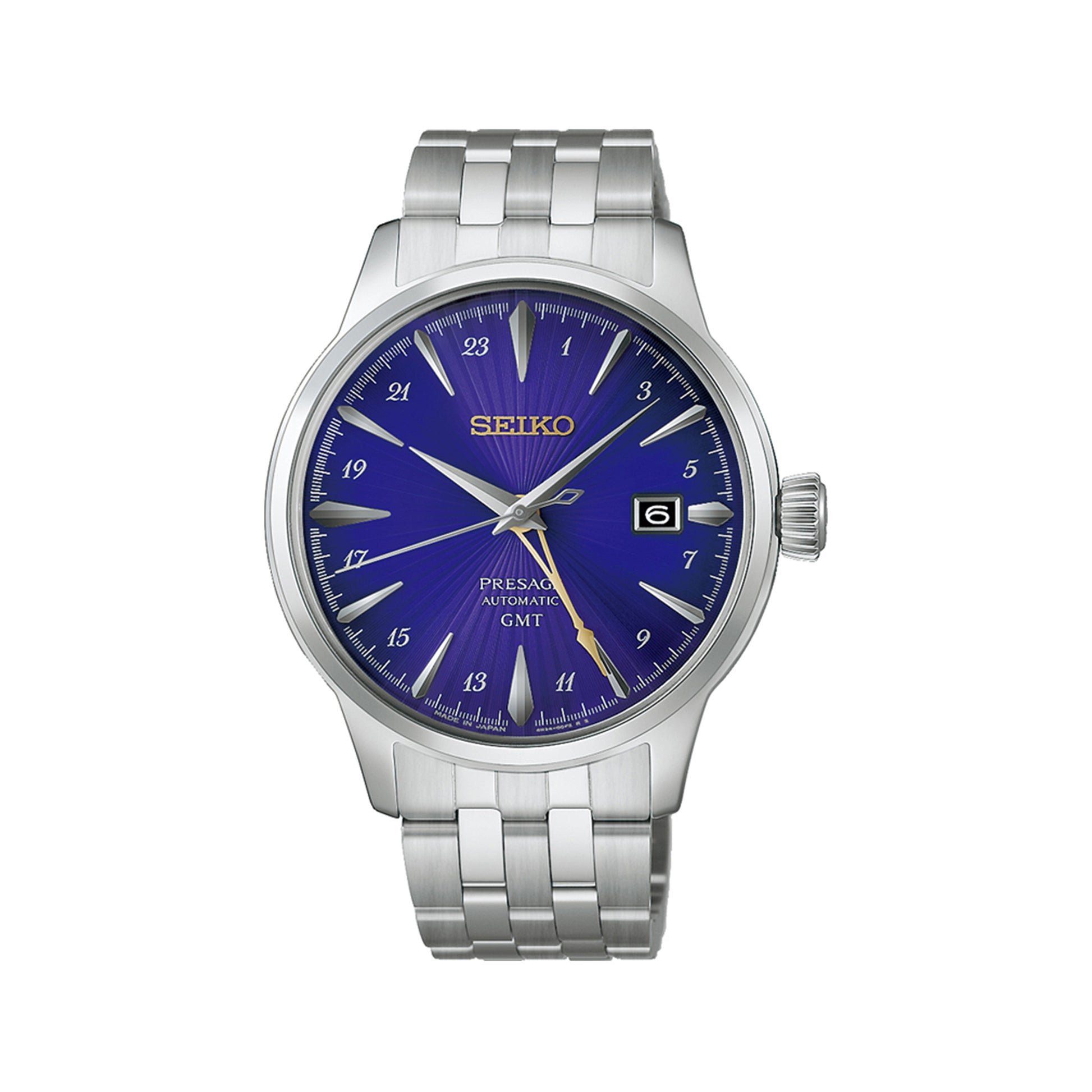 Seiko 145th Anniversary Presage Cocktail Time GMT Limited Edition Watch in Edo Purple PRE-ORDER