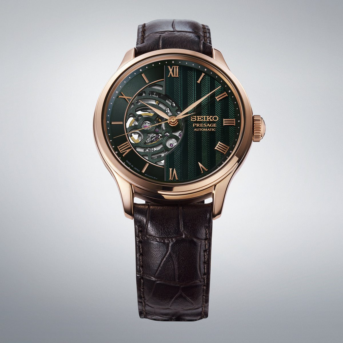 Seiko Presage Japanese Zen Gardens Watch in Twilight Green