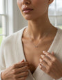Handmade Silver Small Infinity Necklet