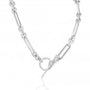 Handmade Sterling Silver Chain Necklace or Double Bracelet
