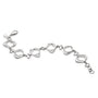 Kit Heath Sterling Silver 'Alicia' Entwined Bracelet