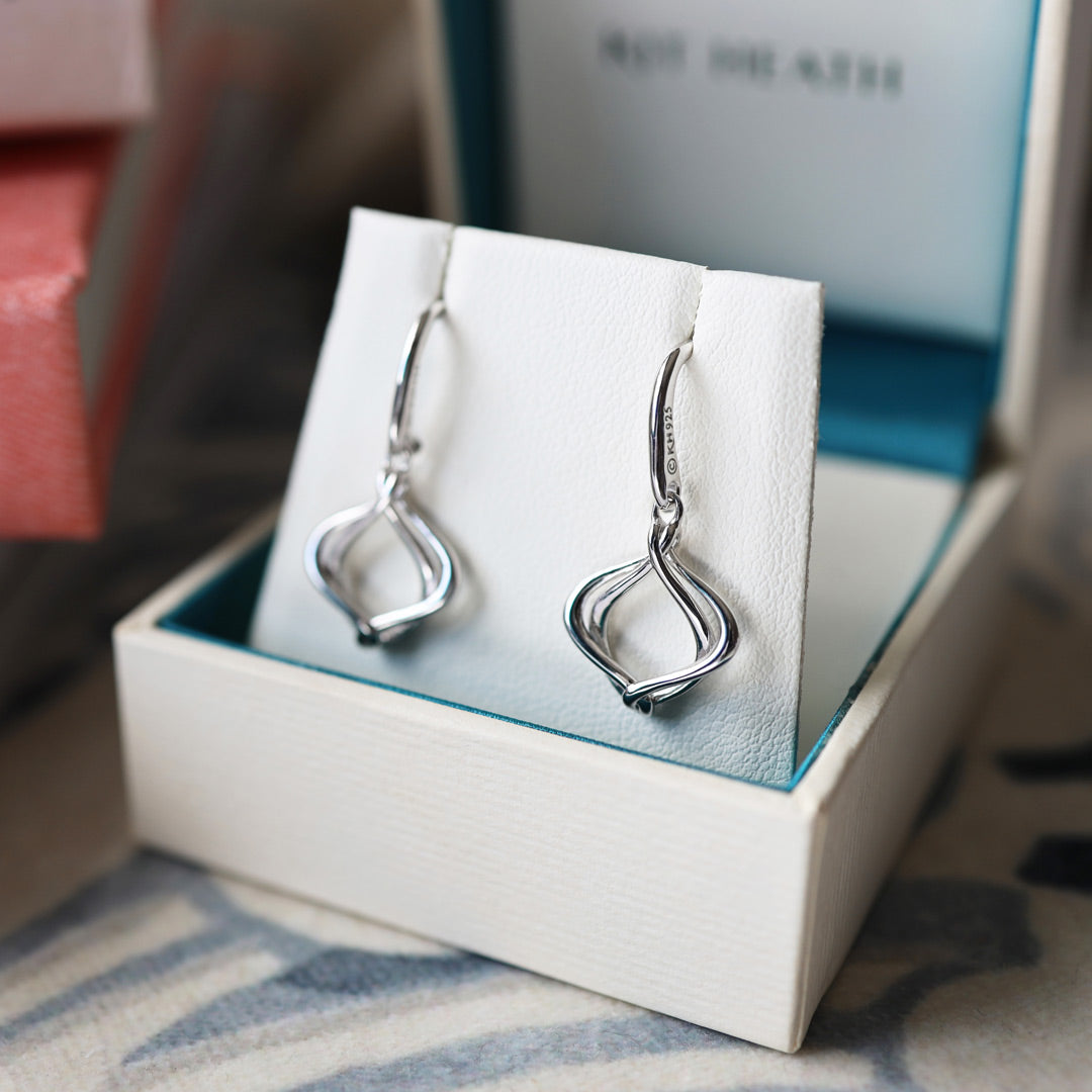 Kit Heath Sterling Silver 'Alicia' Petite Drop Earrings