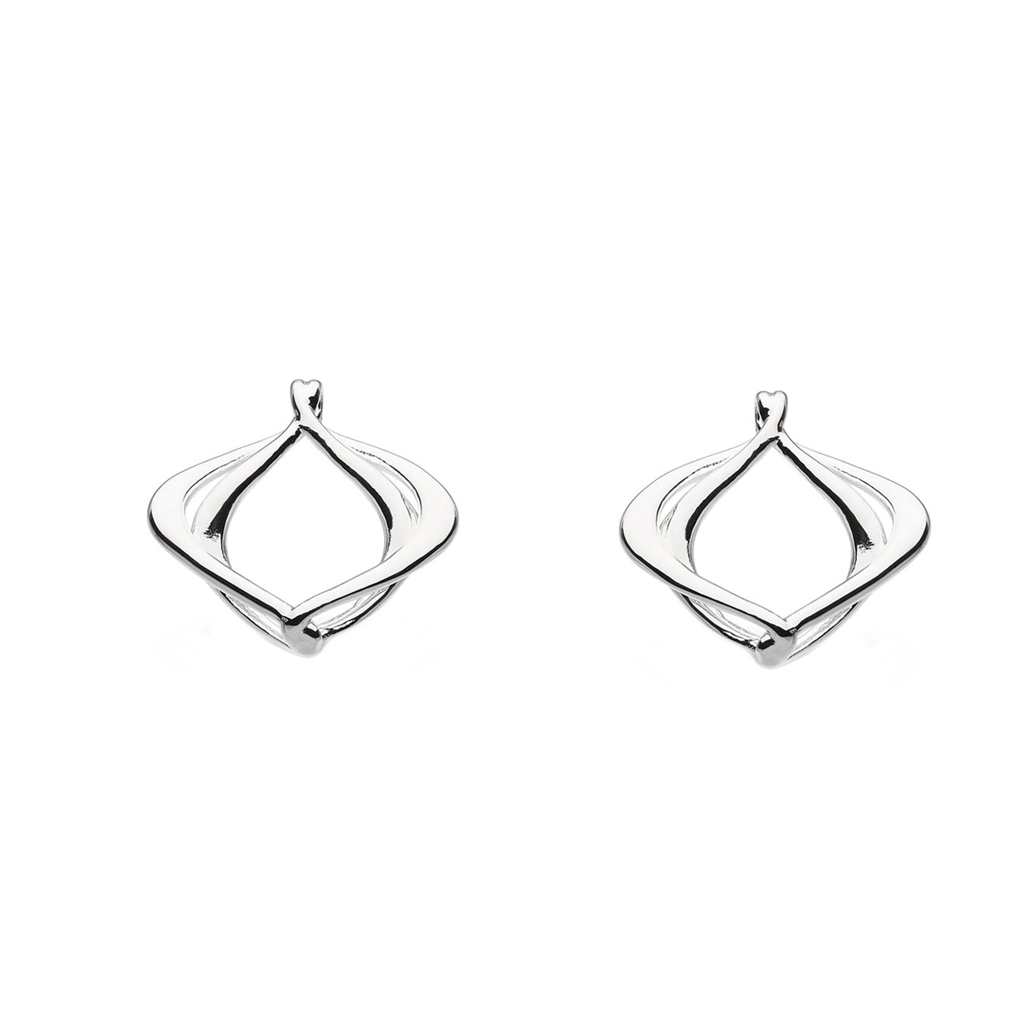 Kit Heath Sterling Silver 'Alicia' Petite Stud Earrings