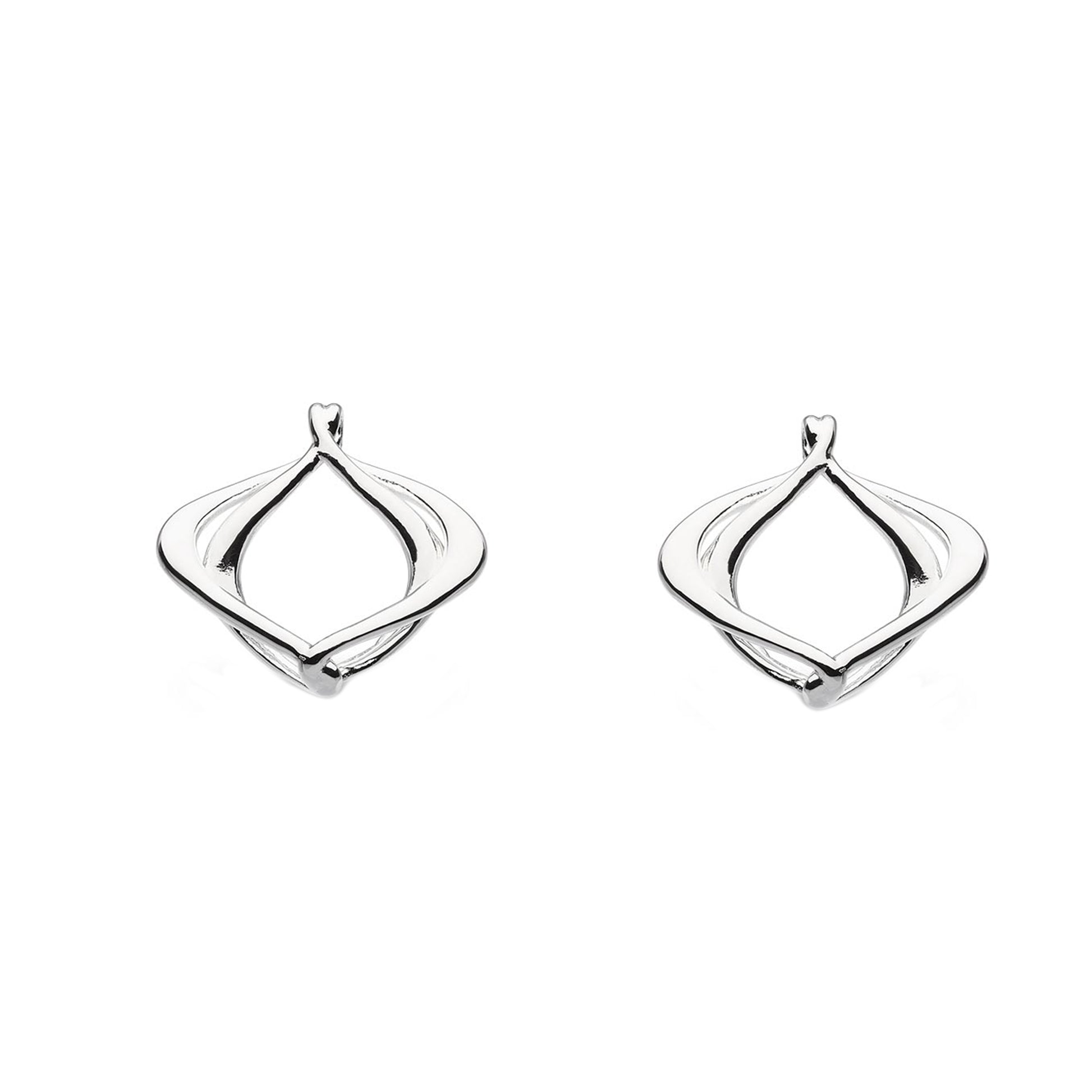 Kit Heath Sterling Silver 'Alicia' Petite Stud Earrings