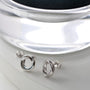 Kit Heath Sterling Silver 'Bevel Trilogy' Stud Earrings