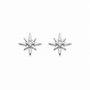 Kit Heath Sterling Silver 'Céleste North Star' Stud Earrings