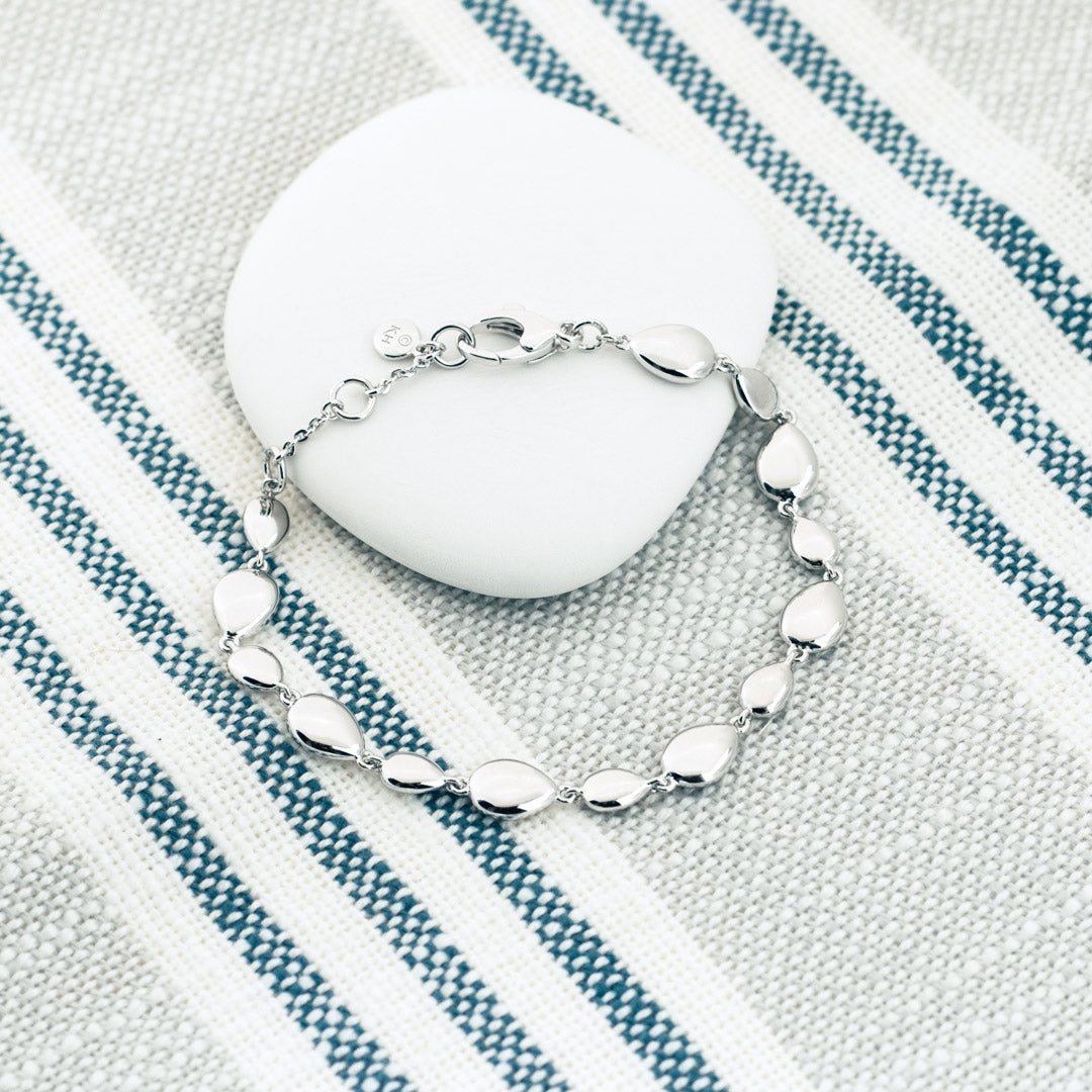 Kit Heath Sterling Silver 'Coast Pebble' Bracelet