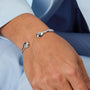 Kit Heath Sterling Silver 'Coast Pebble' Smooth Bangle