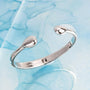 Kit Heath Sterling Silver 'Coast Pebble' Smooth Bangle