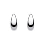 Kit Heath Sterling Silver 'Coast Pebble' Smooth Grande Hoop Earrings