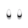 Kit Heath Sterling Silver 'Coast Pebble' Smooth Hoop Earrings