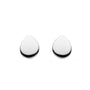 Kit Heath Sterling Silver 'Coast Pebble' Smooth Stud Earrings