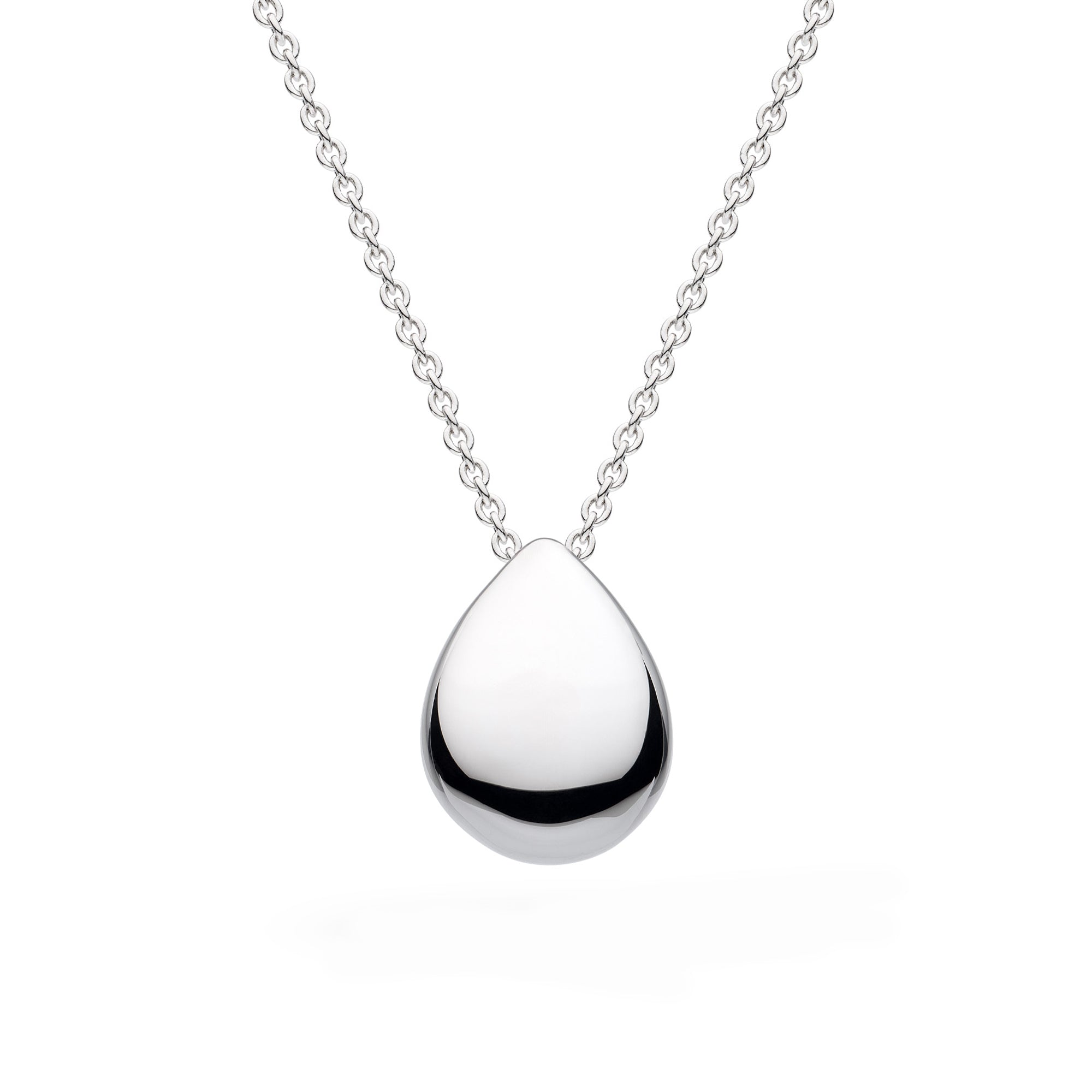 Kit Heath Sterling Silver 'Coastal Pebble' Smooth Grande Necklace