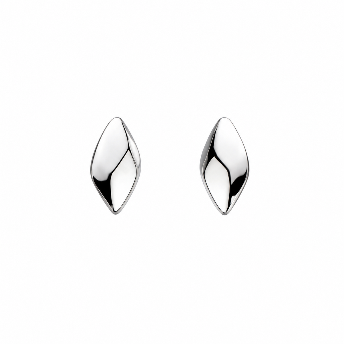 Kit Heath Sterling Silver 'Glint' Mini Stud Earrings