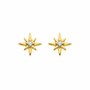 Kit Heath Sterling Silver Gold Plated 'Céleste North Star' Stud Earrings