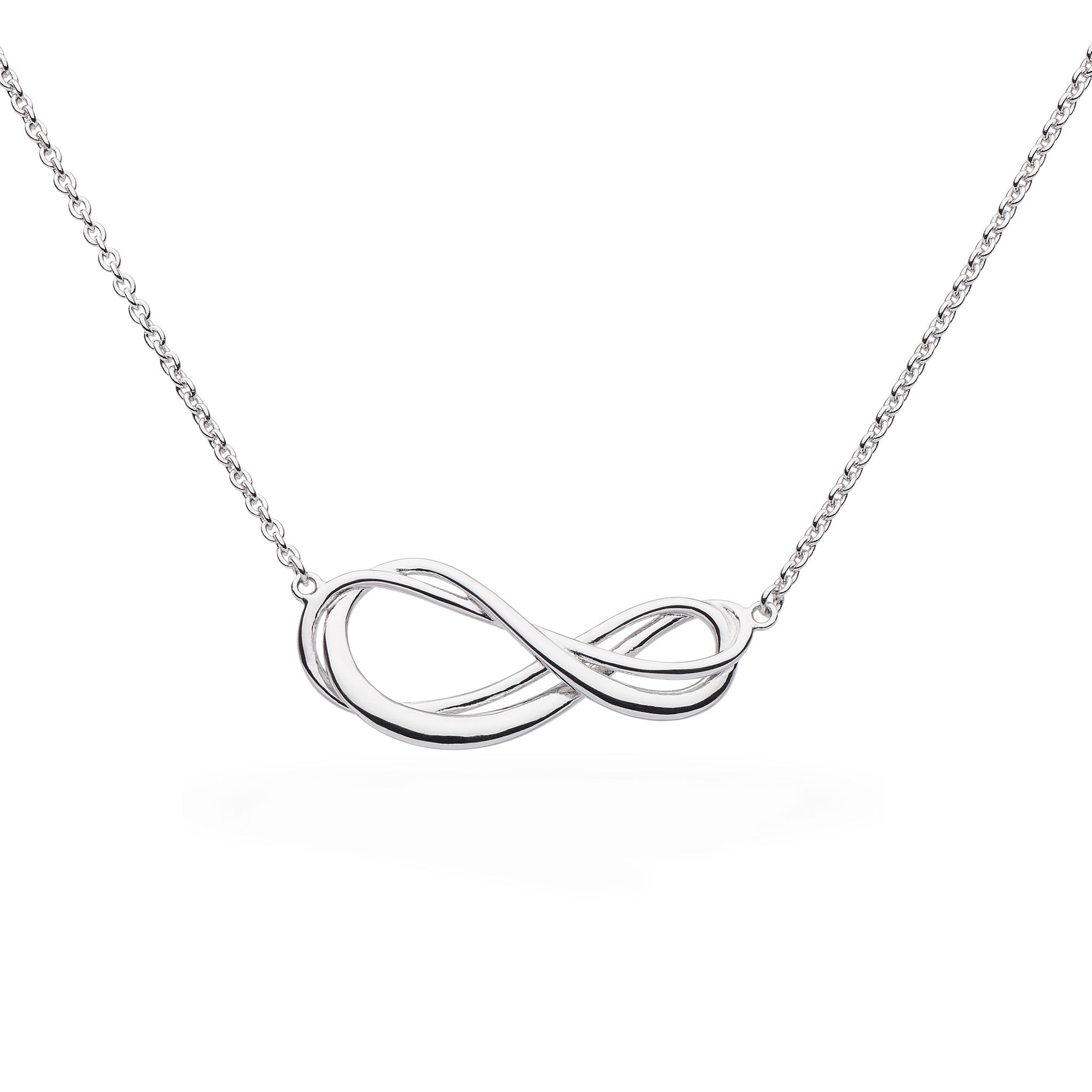 Kit Heath Sterling Silver 'Infinity' Midi Necklace