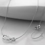 Kit Heath Sterling Silver 'Infinity' Midi Necklace