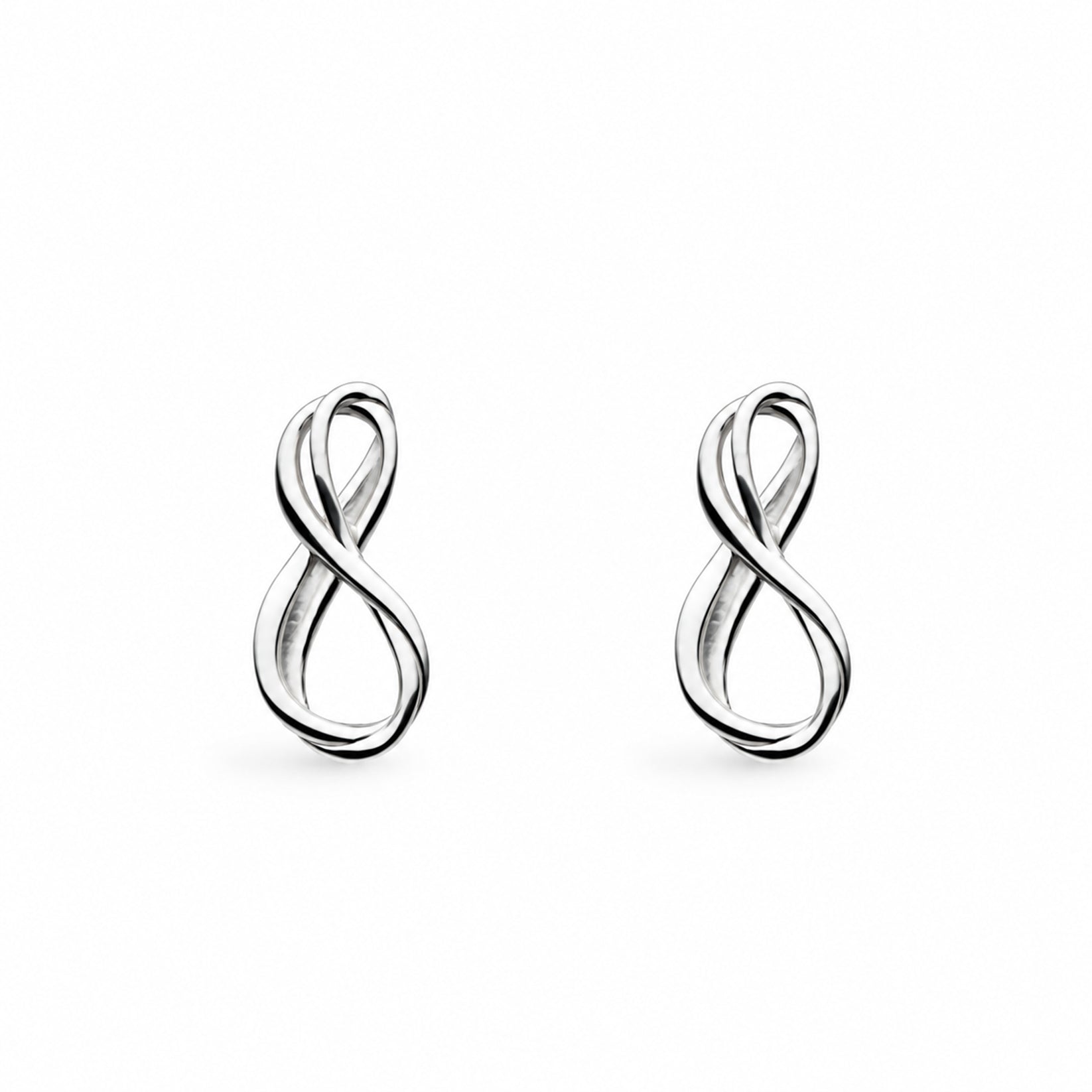 Kit Heath Sterling Silver 'Infinity' Mini Stud Earrings