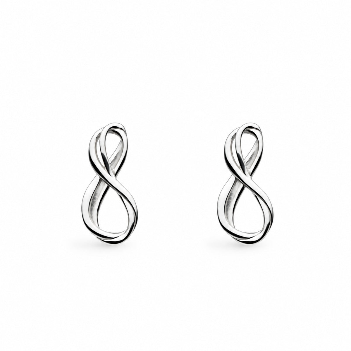 Kit Heath Sterling Silver 'Infinity' Mini Stud Earrings