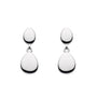 Kit Heath Sterling Silver 'Pebble' Drop Earrings